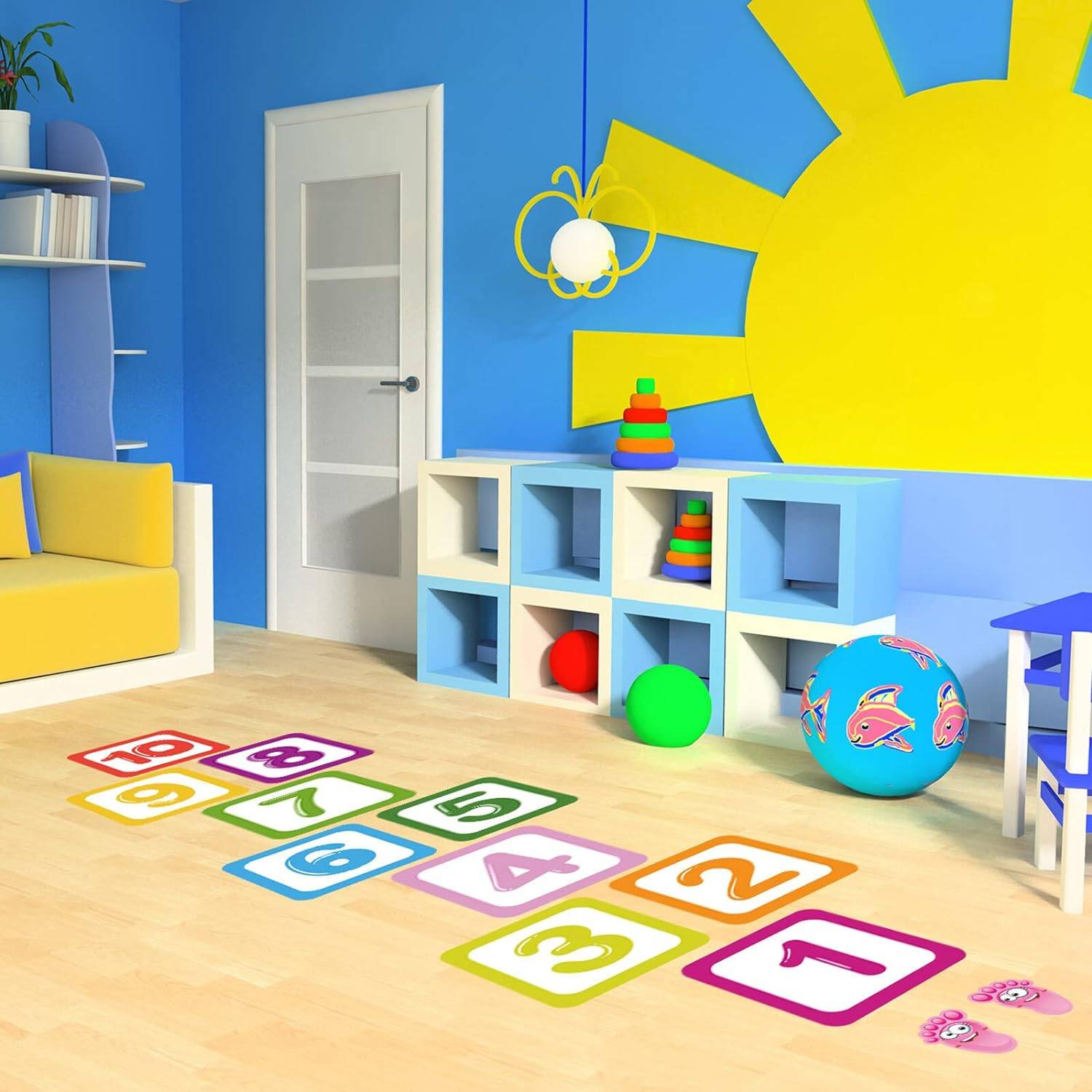 Hopscotch Floor Decals: image 10