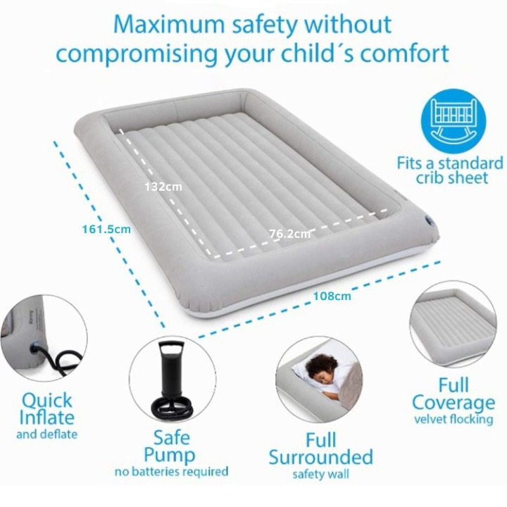 Inflatable Toddler Travel Bed: image 3