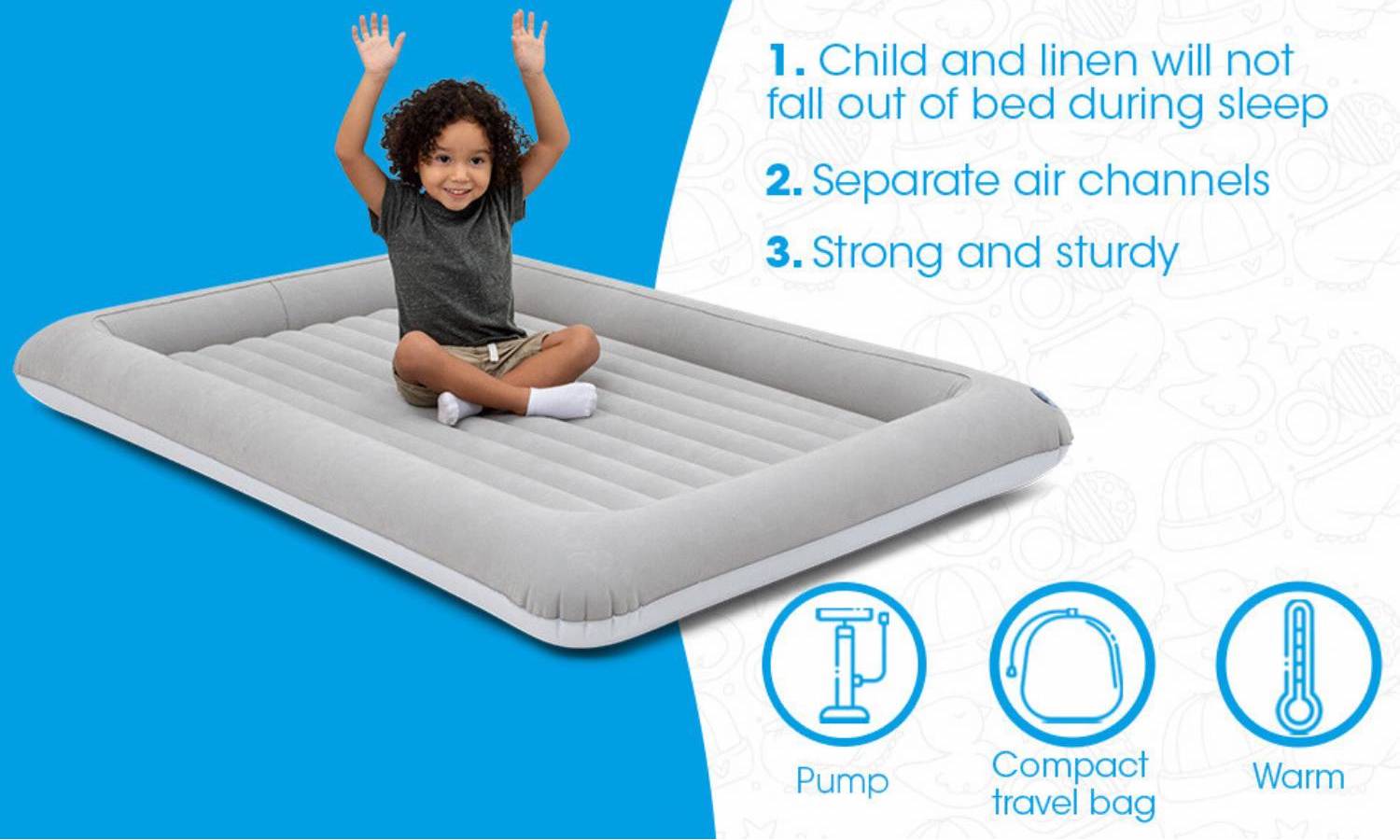 Inflatable Toddler Travel Bed: image 9