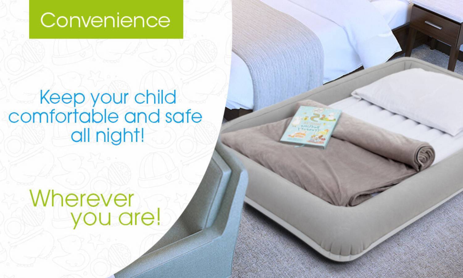 Inflatable Toddler Travel Bed: image 10
