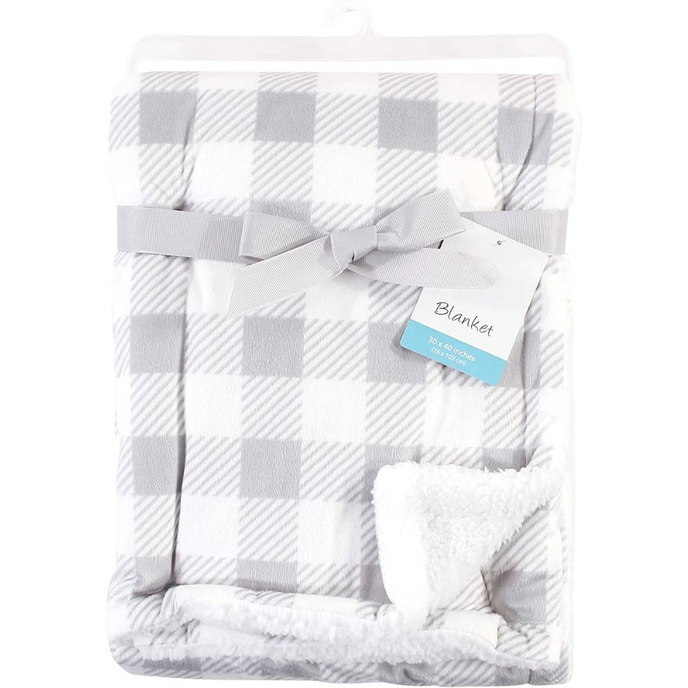 buy plaid plush blanket for babies