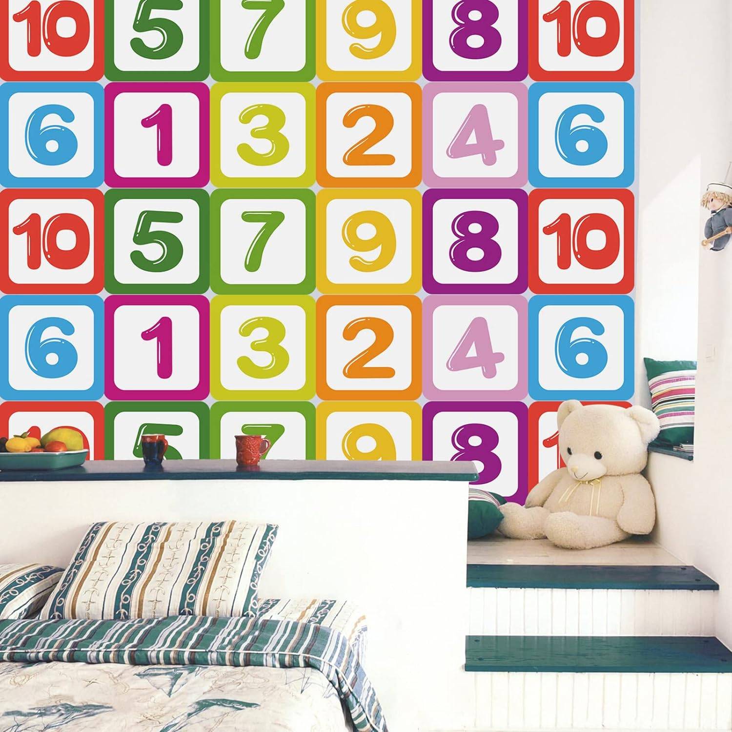 buy wall number stickers for kids